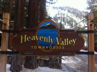 Heavenly Valley Townhouses Signage